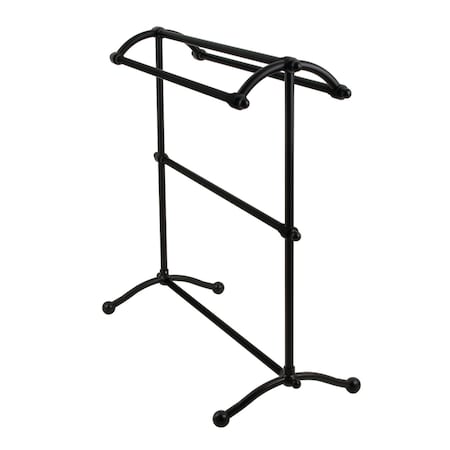 Kingston Brass Freestanding Towel Rack, Matte Black SCC2290
